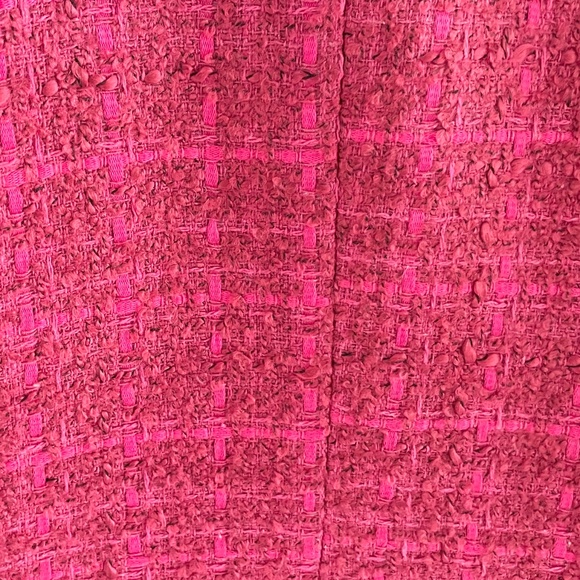 LC Waikiki Vision Blazer Tweed Jacket Chanel vibe Double breasted Pink Sz S - Picture 15 of 16
